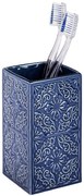 Pojemnik na szczoteczki do zębów CORDOBA DARK BLUE, WENKO