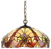 Prezent 1700 - Żyrandol na łańcuchu TIFFANY XX 2xE27/60W/230V