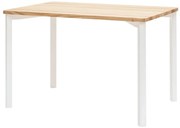 Stół drewniany TRIVENTI 120x80 jesion/biały RAGABA