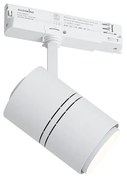 Nowoczesny reflektor szynowy biały do szyny 3-fazowej z LED - 3-Phase Ruler