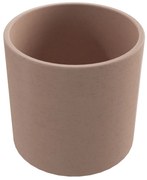 Umywalka betonowa nablatowa okrągła bez otworu na baterię 41 x 40 cm BENE | różne kolory : Kolor - Różowy