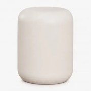 Stolik Pomocniczy Ogrodowy Okrągły Ø35 Cm Z Cementu Fonelas Tapioka Beżowa - Sklum