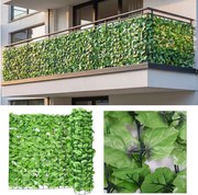 Osłona balkonu N77 I Blatt, 300 x 100 cm, jasny kolor