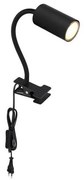 Globo 57911KB - Lampa klipsowa ROBBY 1xGU10/25W/230V czarna