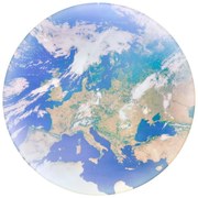 Niebieska dziecięca lampa sufitowa LED ø 37 cm Terra – Trio