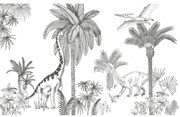 Tapeta dziecięca 400 cm x 248 cm Jurassic Period – Lilipinso