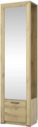 Regał słupek z lustrem do przedpokoju C5-E38