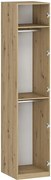 Korpus szafy z dwoma drążkami 50 cm dąb artisan Z0-N78