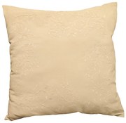 Poszewka dekoracyjna LEAFY LACE 40x40 cm, kremowa