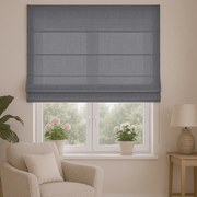 Roleta rzymska welurowa na wymiar Velutto antracytowa - do 140 cm