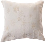 Świąteczna poszewka na poduszkę wodoodporna Płatki śniegu mix, 40 x 40 cm