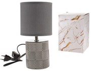 Lampa stołowa ceramiczna Dark 27 cm, ciemnoszara
