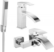 Mexen Libra R77 zestaw wannowy, chrom - 745103R77-00