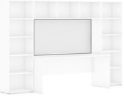 Tylna ścianka za biurko INTEGRO, biała