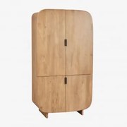 Szafa Z Drewna Mango Agathe Naturalna - Sklum