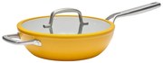 Patelnia z pokrywką/z powłoką ceramiczną wok ø 28 cm Meda 3.0 – FABINI