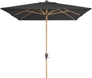 Doppler ALU WOOD parasol ogrodowy 210 x 140 cm antracyt