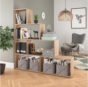 Półka na schody sonoma 163x29x155