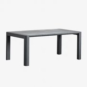 Prostokątny Stół Jadalniany Arnadine Grafitowa Szarość & 180 X 100 Cm - Sklum