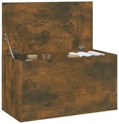 Minimalistyczna Skrzynia Na Pościel Przydymiony Dąb A6-T89