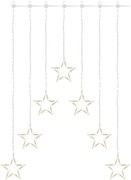 Świąteczna kurtyna LED, 70 diod LED/3,6 W, 567 x 125 cm, ciepła biała