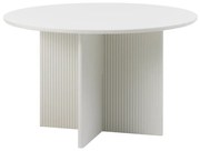 Jasnoszary okrągły stół ø 110 cm Palma – Unique Furniture