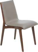 Ciemne krzesło z ekoskóry norek 4070 ANGEL CERDA