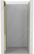 Mexen Mist-B drzwi prysznicowe uchylne 60 cm, transparent, złote - 8A2-060-000-50-00