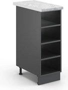 Półka kuchenna antracyt 30x60x82 fame-line