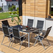 Zestaw mebli ogrodowych Astoria srebrny PATIO