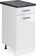 Szafka dolna do kuchni biały wysoki połysk 40x60x81.6 r-line