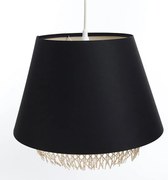 Czarna lampa wisząca boho nad stół - A345 D1-H35