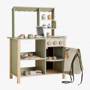 Zestaw Piekarniczy Z Akcesoriami Z Drewna Leda Kids Naturalna - Sklum