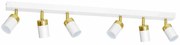 Lampa sufitowa, biała, kierunkowa, 6 kloszy JOKER WHITE/GOLD 6xGU10
