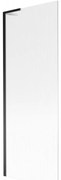 Mexen Next L parawan nawannowy 1-skrzydłowy 70 x 150 cm, prążki, czarny - 895-070-000-03-09-70