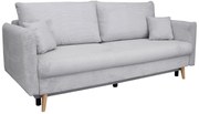 Szara sztruksowa sofa rozkładana T3-Z72