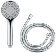 Zestaw prysznicowy słuchawka + wąż BASIC, 5 trybów strumienia