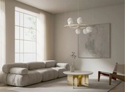 Lampa wisząca Tesoro okrągła – eleganckie oświetlenie do kuchni z regulacją wysokości