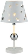 Biała nowoczesna lampa stołowa - D219 P1-C54