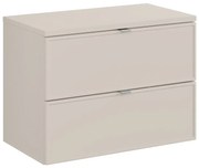 Szafka pod umywalkę nablatową BELLA CASHMERE 82-80-2S z blatem 80 cm kaszmir COMAD