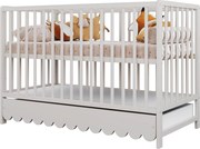 Łóżeczko Senso 120/60 z szufladą taupe kaszmir