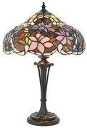 Endon 64327 - Lampa stołowa Tiffany SULLIVAN 2xE14/40W/230V, średnica 30 cm