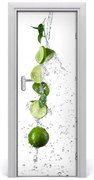 Naklejka na drzwi do domu samoprzylepna Limonki