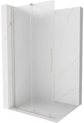 Mexen Velar ścianka prysznicowa rozsuwana Walk-in 90 x 200 cm, szron 8 mm, nikiel szczotkowany - 871-090-000-33-97