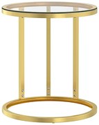 Nowoczesny przezroczysty stolik boczny R5-T13