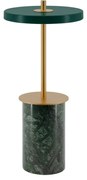 Zielona marmurowa lampa stołowa LED ze ściemniaczem i metalowym kloszem (wysokość 25,5 cm) Asteria Move Mini – UMAGE