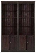 Brązowy regał z litego drewna sosnowego 148x223 cm Anita – Støraa