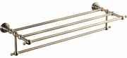 SAPHO 1318-14 Diamond półka na ręczniki z uchwytem 60 cm, brąz