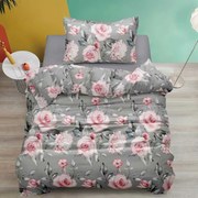 PrzytulneMieszkanie.pl PrzytulneMieszkanie.pl Bawełniana pościel MELAROSEA szara Rozmiar pościeli: 70 x 90 cm | 140 x 200 cm