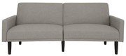 Jasnoszara sofa rozkładana 198 cm – Støraa